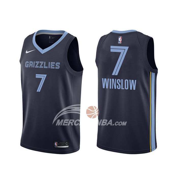 Maglia Memphis Grizzlies Justise Winslow Icon Blu